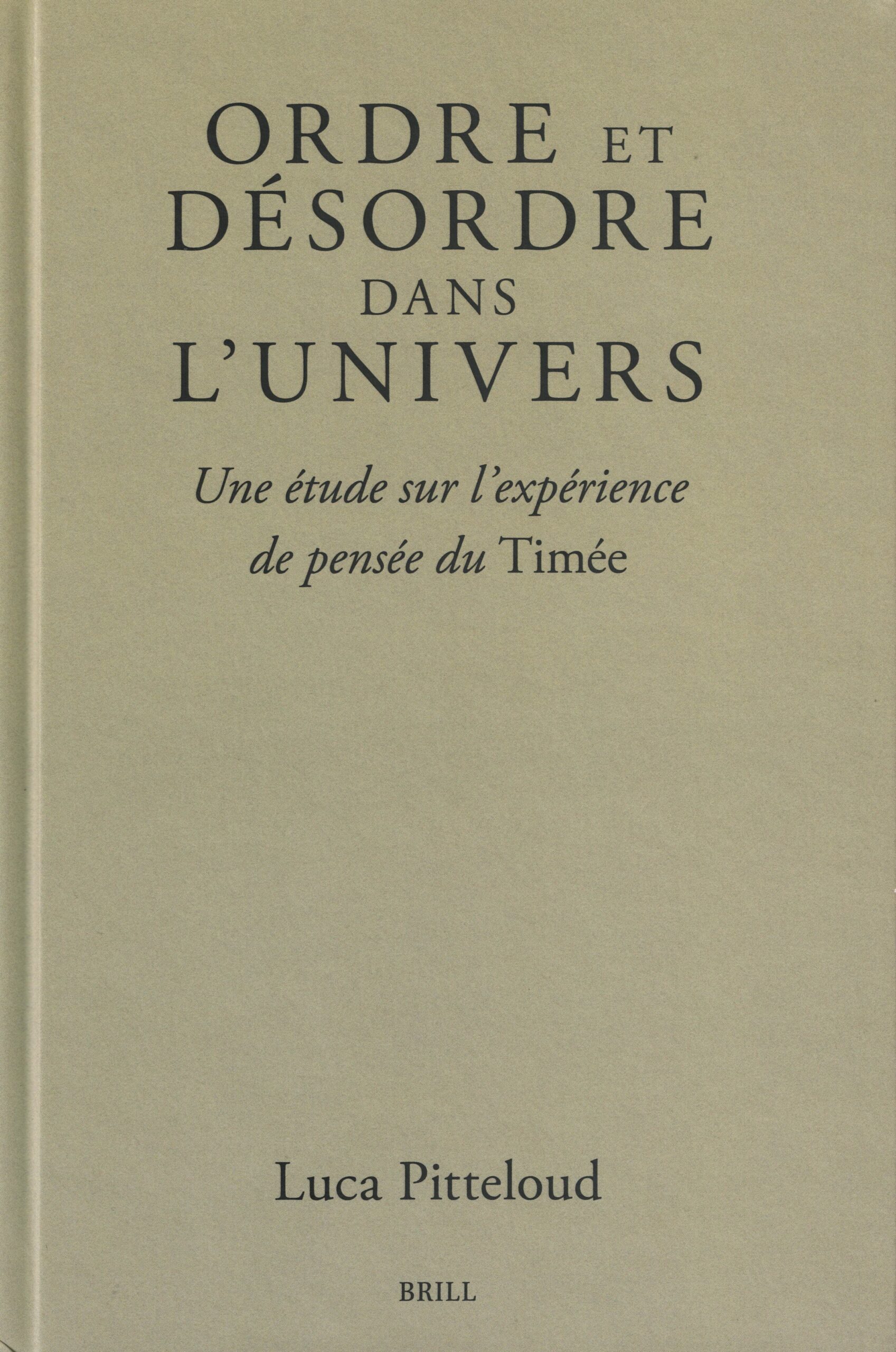 Luca Pitteloud, Ordre et désordre dans l